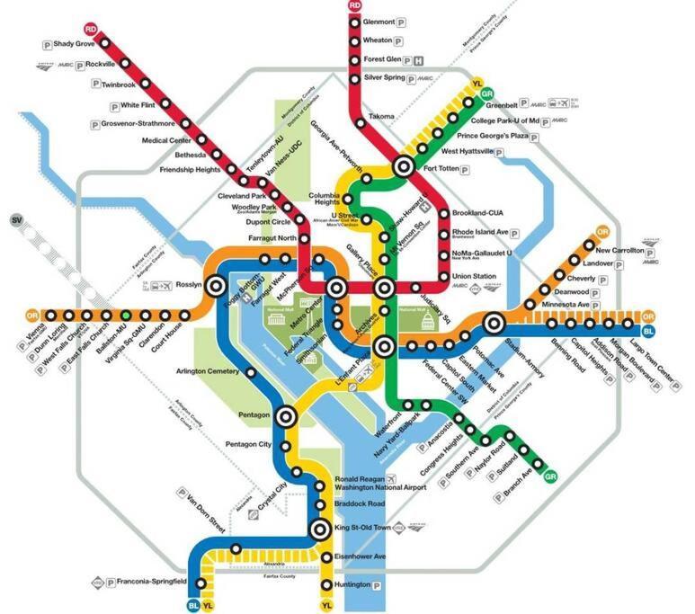Апартаменты Walk2Metro'S,Dcgem,Private,Wifi, Freeparking Арлингтон Экстерьер фото